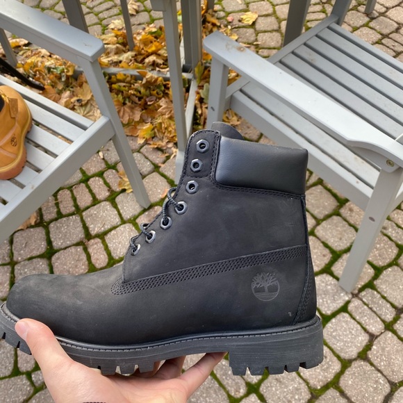 Black Timberland boots mens size 8.5 - Picture 5 of 10